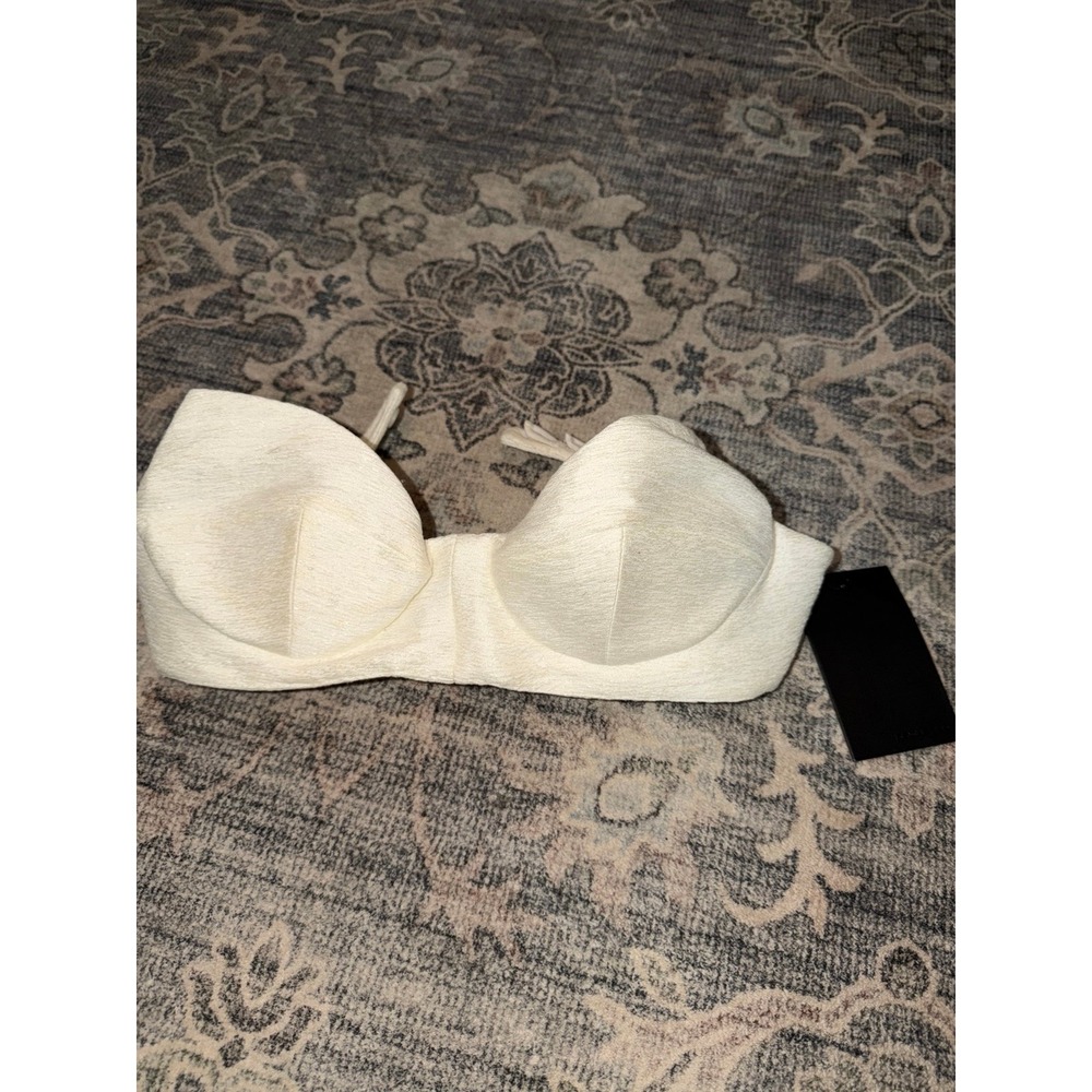 DSquared2 Strapless Bandeau Balconette Push Up Bra Top